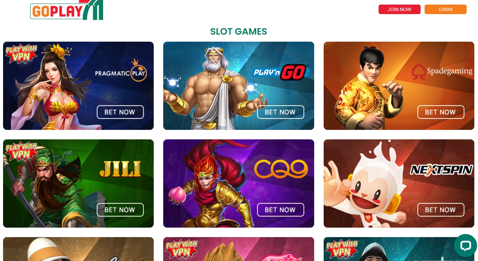 GoPlay711 Online Slot Games